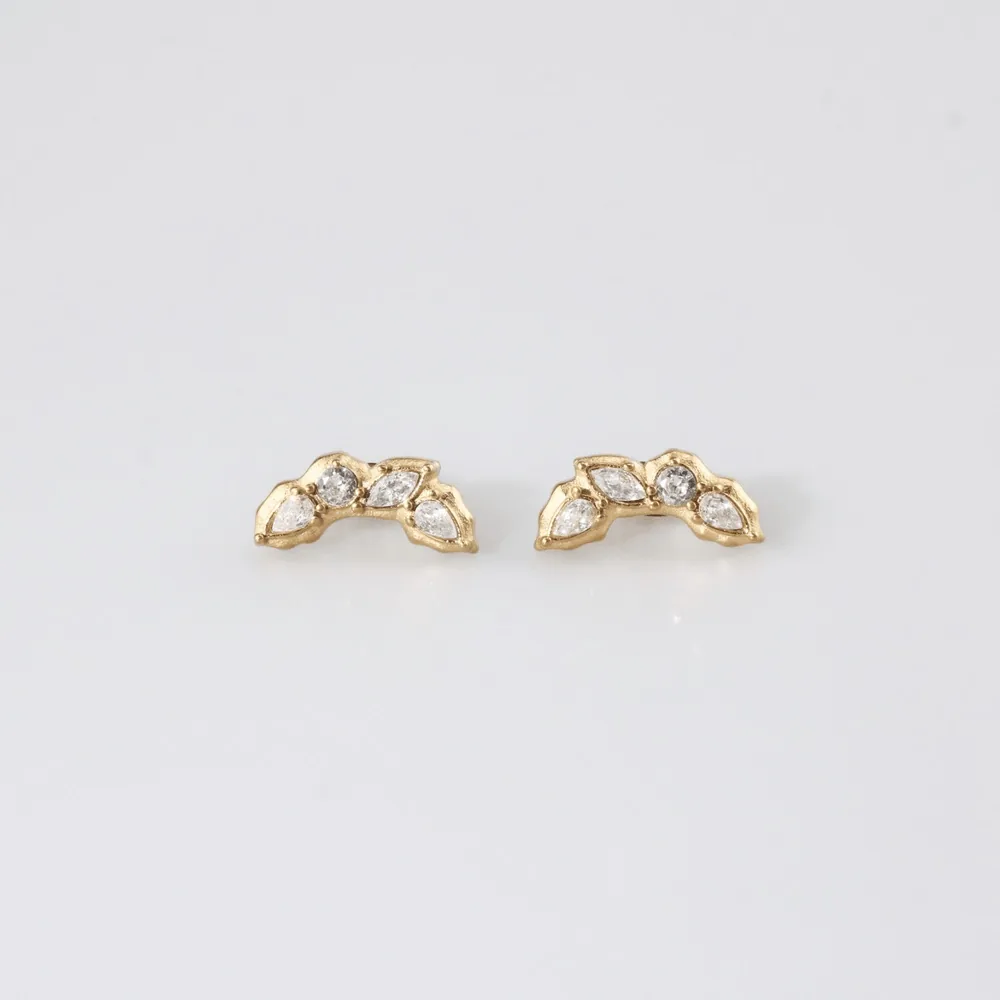 18k Gold Plated Waterproof Stud Earrings - Stylr